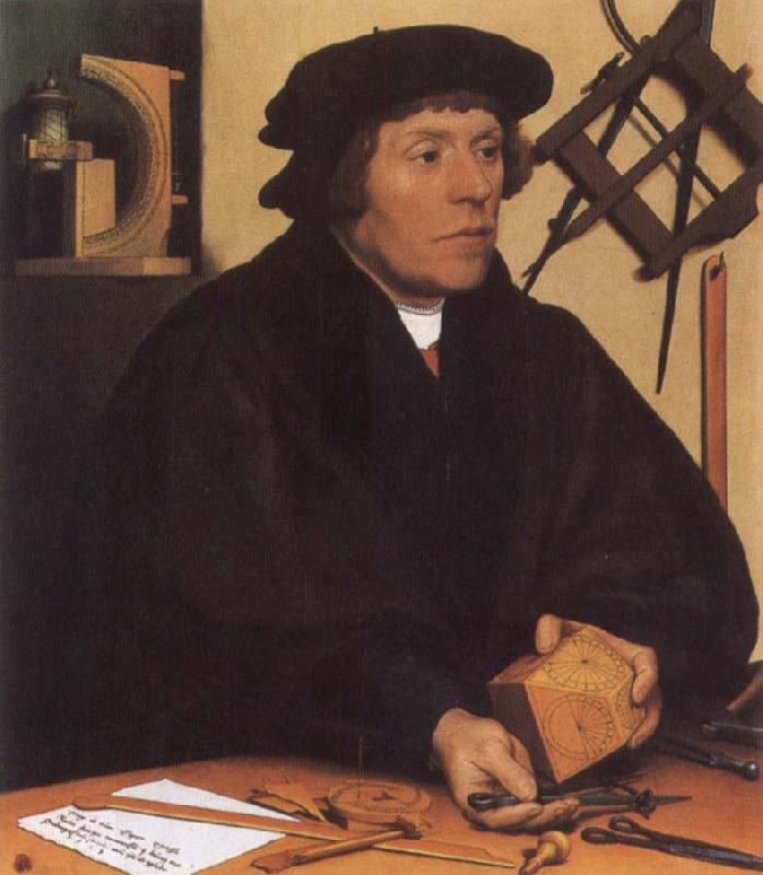 HOLBEIN, Hans the Younger Portrait of Nikolaus Kratzer,Astronomer oil painting picture